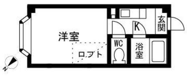 ビバリーハウス昭南Ａの間取り