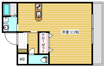 ソレイユ旭の間取り