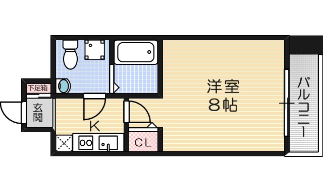 SERENiTE北浜の間取り