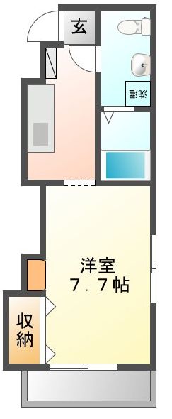 ハーツ国立の間取り