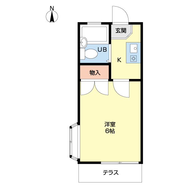 αＮＥＸＴ荒牧第１Ａの間取り