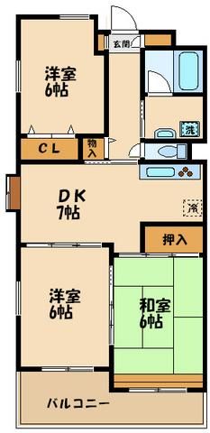 プレミールアライの間取り