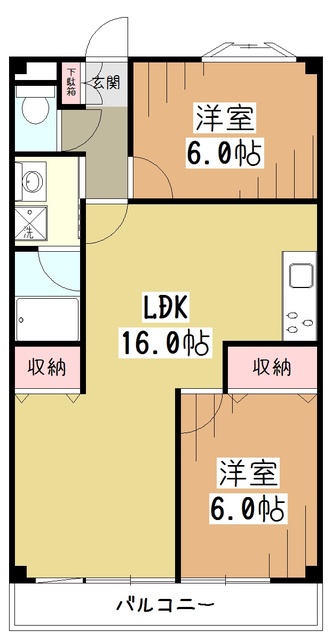 ホワイトプラザの間取り