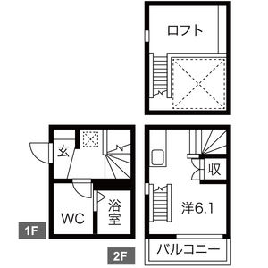 Fect Rays(フェクトレイズ)の間取り