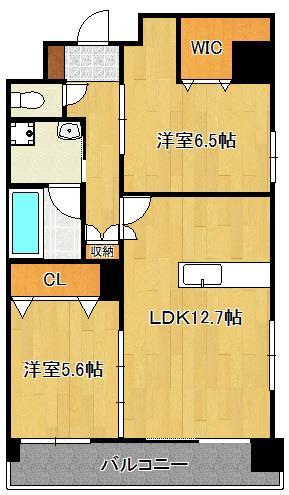 コンプレート水巻の間取り