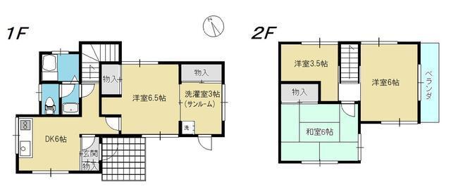 【西馬橋戸建の間取り】