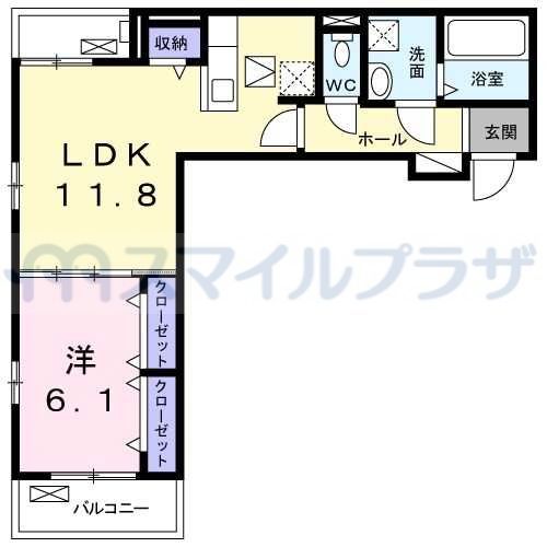 【さいたま市南区太田窪のアパートの間取り】