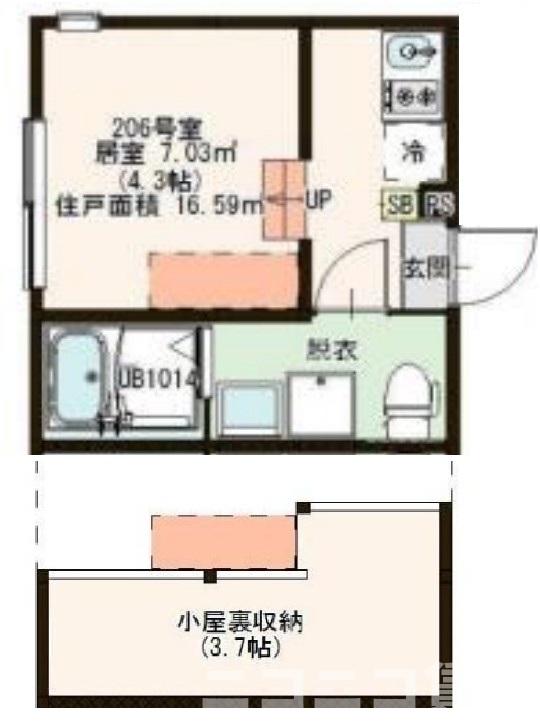 エスパガーデン江戸川の間取り