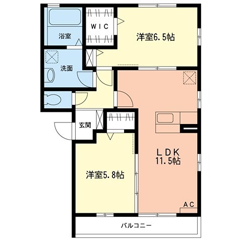 パル湘南の間取り