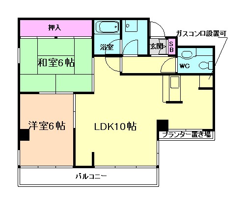 キャメルコートの間取り