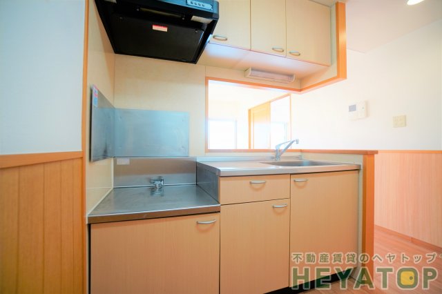 キッチン　ガスコンロが置けるキッチンで楽しくお料理