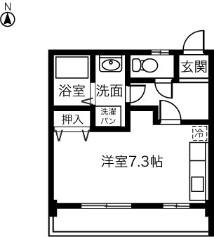 Verede泉の間取り