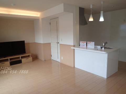 居室・リビング　対面キッチン仕様のLDK