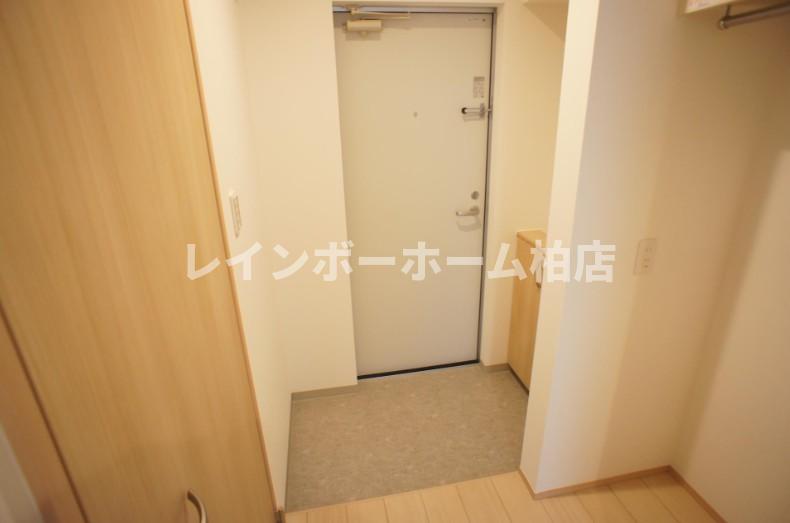 玄関　収納もある玄関です