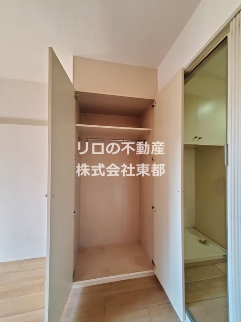 収納　ロングコートも掛けることが出来ます♪