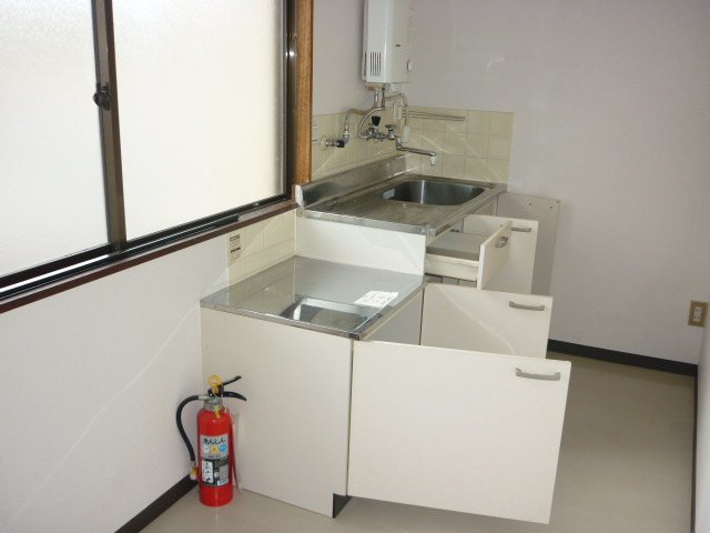 キッチン　別号室の写真です。