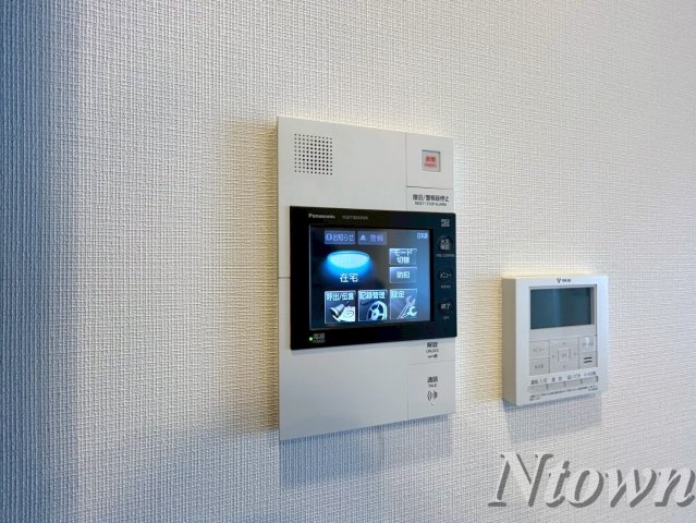 セキュリティ　モニター付きインターフォンです