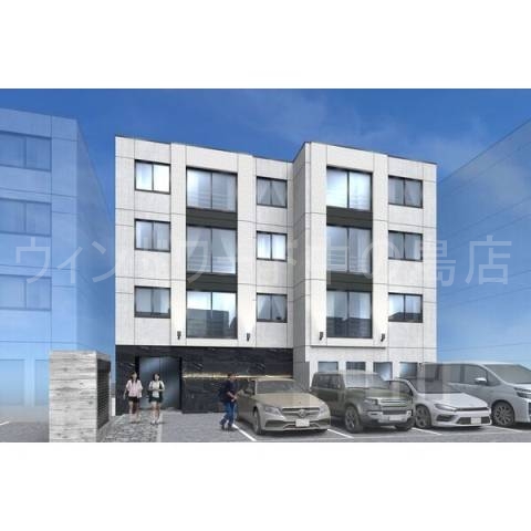 建物外観　完成予想パース