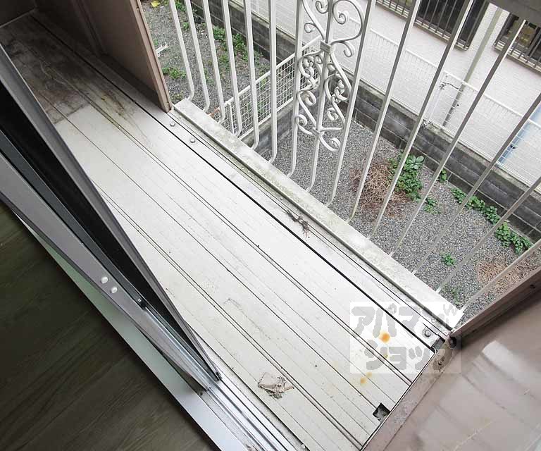 バルコニー　２０２号室の写真です。