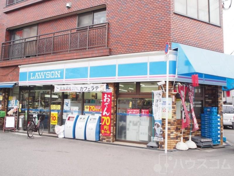 コンビニ　ローソン 萩之茶屋三丁目店（コンビニ）まで525m