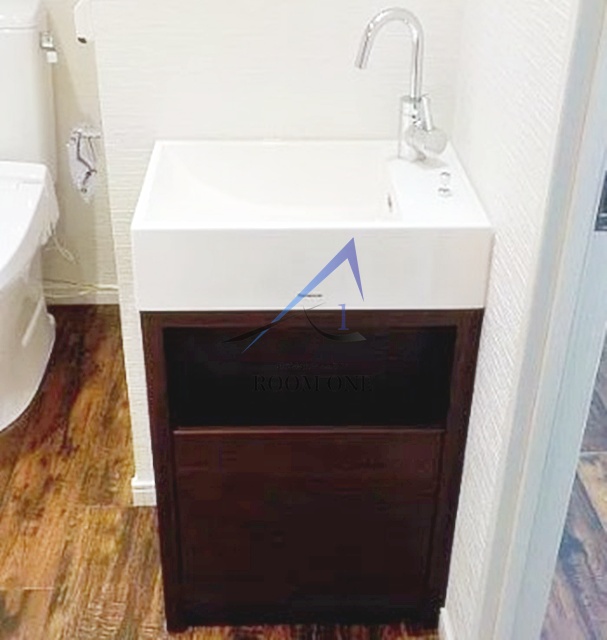 洗面設備　洗面台です。