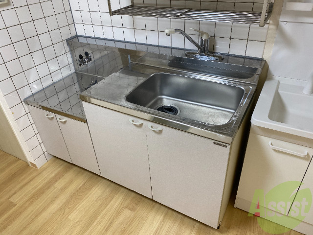 キッチン　キッチンの横幅は、このくらいになります。