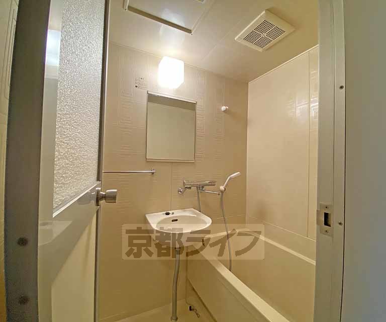 バス・シャワールーム　浴室扉から見たところです。