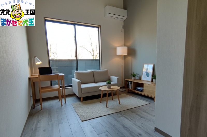 居室・リビング　家具・インテリアはＣＧです