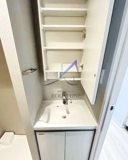 洗面設備　洗面台です。