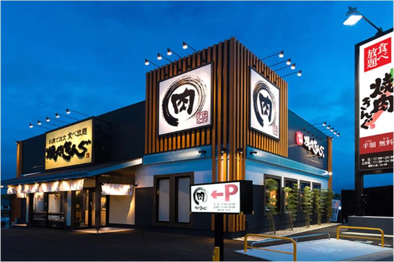 飲食店　焼肉きんぐ 八尾店（飲食店）まで370m