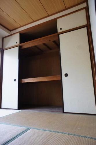 収納　壁一面の大きな収納です。