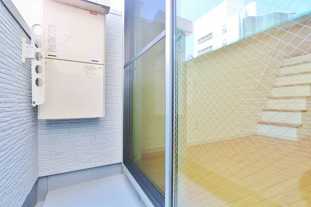 バルコニー　洗濯物もしっかり干せます