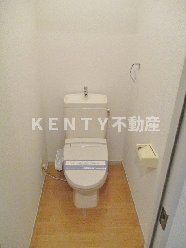 トイレ　ゆったりとした空間のトイレです