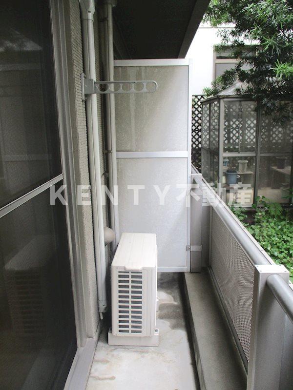 バルコニー　広々としたバルコニーです