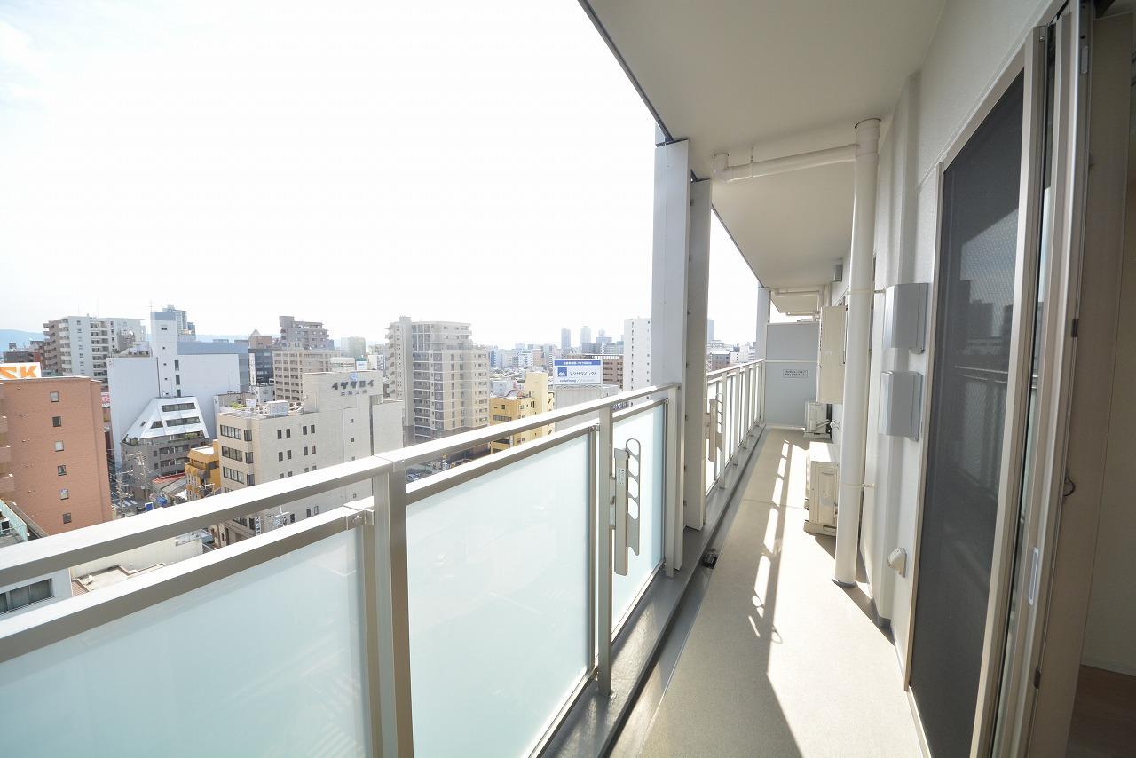 バルコニー　プラウドタワー安堂寺　バルコニー