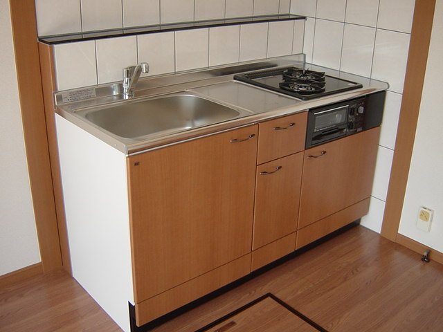 キッチン　2口ガスコンロ付き