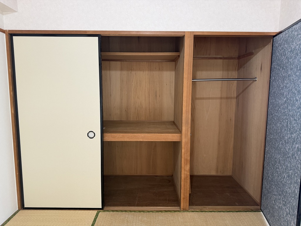 収納　収納もしっかりとあるお部屋になります。
