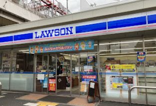 コンビニ　ローソン 北田辺四丁目店（コンビニ）まで383m