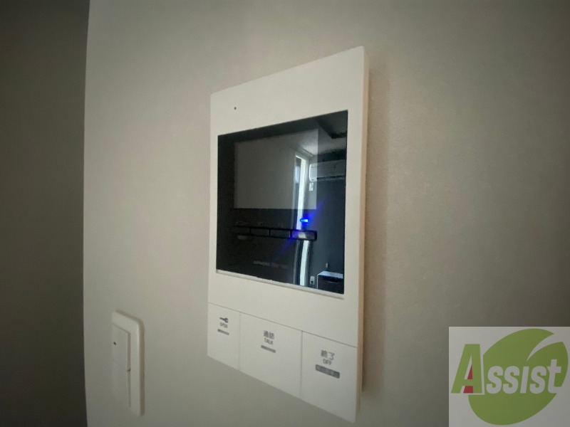 セキュリティ　インターホンで来客確認ができます。安心ですね。