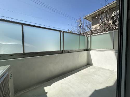 バルコニー　南西向き