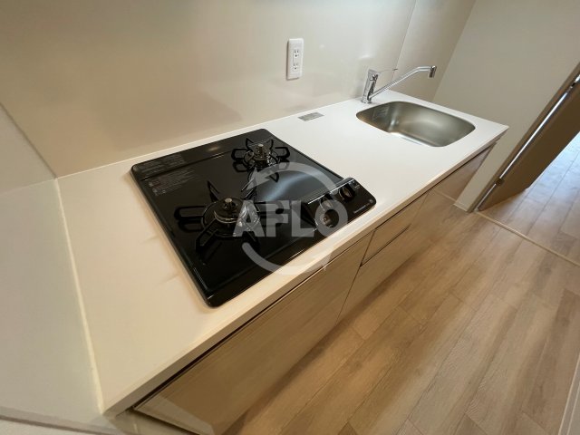 キッチン　コンフォリア・リヴ北久宝寺Q　2口ガスシステムキッチン