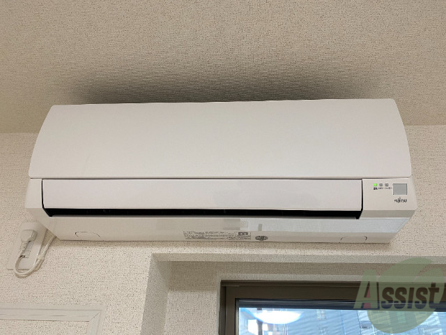 その他設備　エアコンが付いていますので寒暖対策もばっちり。