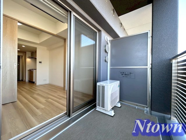 バルコニー　お洗濯にも便利なバルコニー付き