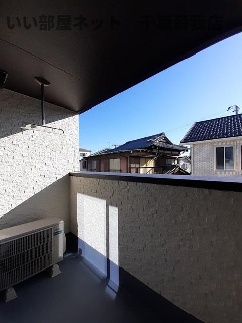 バルコニー　広々としたバルコニーです