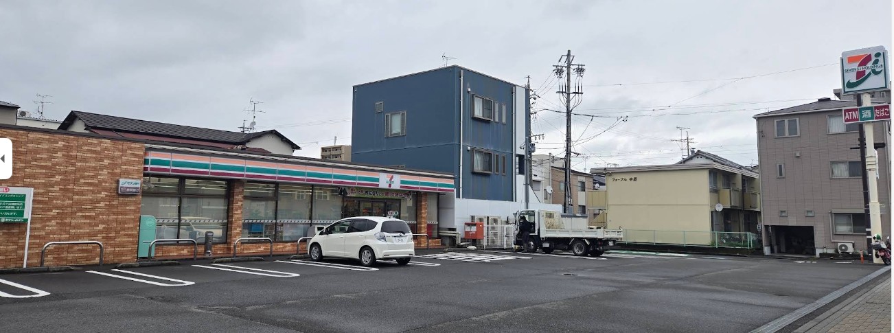コンビニ　セブンイレブン静岡中田2丁目店（コンビニ）まで183m