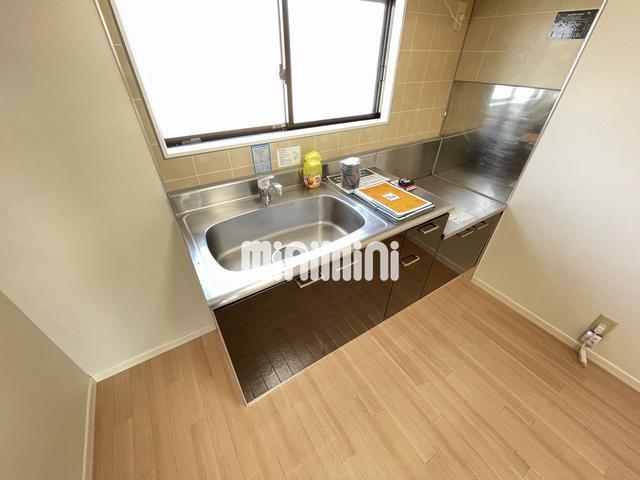 キッチン　ガスコンロ設置可能なキッチンです。