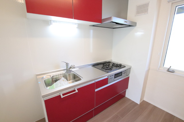 キッチン　３口システムキッチン♪