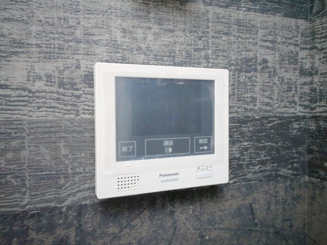 セキュリティ　モニター付きインターホンです♪