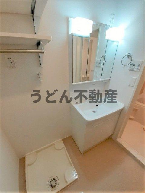 洗面設備　うどん県のお部屋探しはうどん不動産へ うどんちゃんとLINE