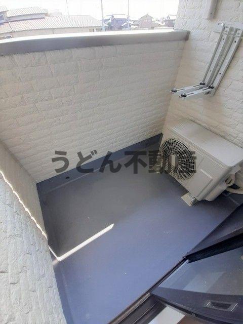 バルコニー　うどん県のお部屋探しはうどん不動産へ うどんちゃんとLINE